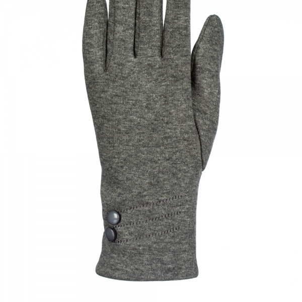 Γυναικεία γάντια Hisia γκρί, 2 - Kalapod.gr